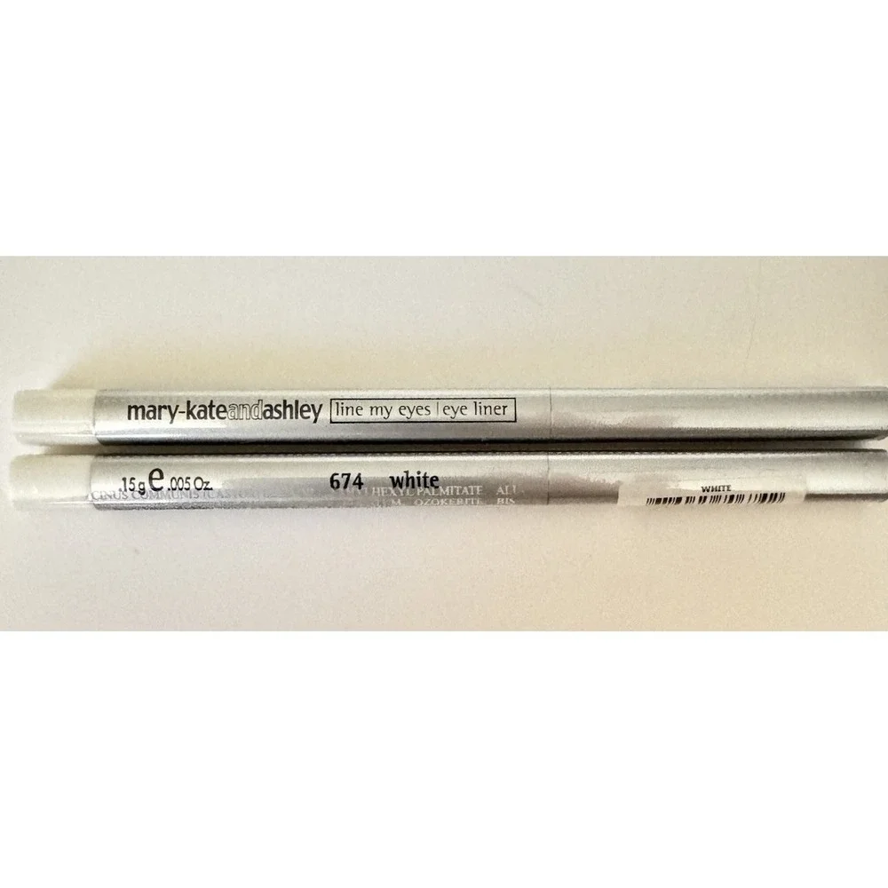 Mary-Kate and Ashley Line My Eyes Eyeliner 674 White Lot of 3 New Sealed
